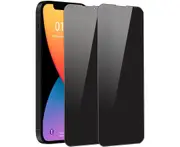 [2 Pack] Full Coverage 9H Privacy Anti Spy Tempered Glass Screen Protector for Apple iPhone 13