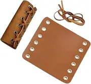 UPKOCH 1 Pair Bicycle Grip Bike Handle Handlebar Pad Scooter Handle Grips Cycling Handlebar Covers Bike Supplies Light Brown Leather