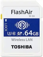 Toshiba Wireless LAN SDHC Memory Card 16GB Class10 UHS-1Flash Air SD-UWA016 F/S