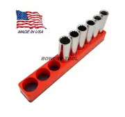 Mechanics Time Saver 1/2 Drive Magnetic Socket Holder SAE Organizer MTS USA