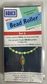 Amaco Professional System Bead Roller - Set 6, Complete Poly Tools American Art