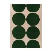 NEW Marimekko Isot Kivet Rug Green 200x140cm