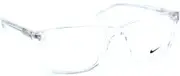 New Nike Reading Glasses 7246 900 54-17 Clear Transparent &Silver Frames Readers