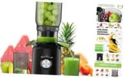Cold Press Juicer, Juicer Machines with 5.3" Wide Feed Chute, Masticating Black