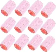 Vaguelly 12pcs Wave Hair Rollers Hair Styling Curlers Lightweight Portable for Home Travel Use for Dry
