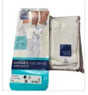 Sigvaris Compression Socks. New In Package. Size X. White
