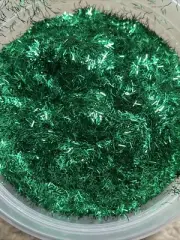 50g Bulk Green 0.2x 3mm Tinsel Glitter Nail Art Tumbler Solvent Resistant