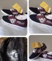 Manly Sea Eagles NRL CANVAS SHOES Adult SIZE 10 SHOE Official Product ARL
