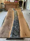 River Epoxy resin Table,Epoxy Table,dining,olive table, Acacia table, Wood Decor