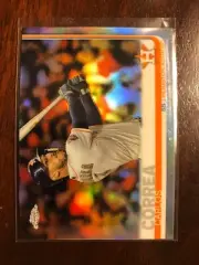 2019 Topps Chrome Carlos Correa Houston Astros Refractor