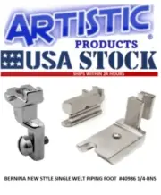 BERNINA 1/4" SINGLE CORD PIPING/WELTING Foot New Style #9908L-BNS