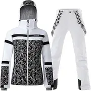 [GS SNOWING] Women's Waterproof Windproof Snowboard Suit Ski Coat and Pants