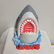 Jaws Bruce The Shark 9" Collectible Figural Piggy Coin Bank By Monogram