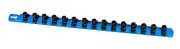 Ernst 8405 1/2" Drive DURA-PRO Twist Lock Socket Organizer Rail BLUE