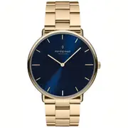 Nordgreen Native 36mm Gold 3 Link Strap Watch
