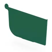 VIC NEW Stratco Quad Gutter 125 Stop End Caulfield Green