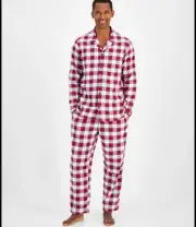 Club Room Men's Sato Plaid flannel pajama set Mediun