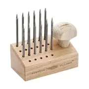 GLARDON-VALLORBE SWISS DIAMOND SETTING BEADING TOOLS SET of 12 JEWELRY BEADERS