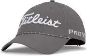 Titleist Golf Tour Breezer FJ/ProV1 Adjustable Hat COLOR: Charcoal w/ White