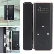 Electronic Glass Door Lock Fingerprint Password Keyless Entry Door Lock Eme LJ