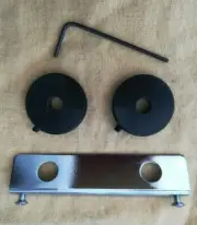 Roller Knob Wheel Control & Mounting Bracket for Fender Jazzmaster Jaguar Guitar