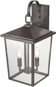 Millennium Lighting 2972 Fetterton 2 Light 18" Tall Outdoor Wall - Bronze