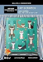 Art East Quilting Co Cat Scratch Quilt Pattern, Multi