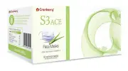 Cranberry S3080L S3 Ace Earloop Face Masks Fluid Resistant Lavender 50/Bx