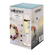 Wiltshire Champagne 4x160ml Wine Glass Drink Drinking Bar Barware Glass