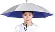 Fishing Umbrella Hat Hands Free UV Protection Umbrella Cap Adjustable Headwear for Fishing Golf Camping Beach Gardening Sunshade Outdoor