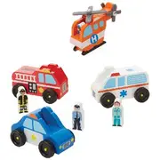 Melissa & Doug Emergency Vehicle Set