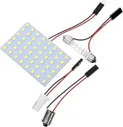 Car Reading Light LED Dome Light LED Dome Lamp LED Panel Dome Light Auto LED Panel Lamp LED Panel Lights Car Dome Light LED Panel Rv Dome Light Panel LED Car Roof Lights Interior FUNOMOCYA