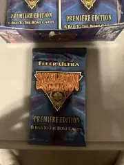 1995 Fleer Ultra SKELETON WARRIORS Premiere Edition 1 UNOPENED TRADING CARD PACK