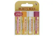 Superfruit Moisturizing Lip Balm Pack by Burts Bees for Unisex - 4 Pc 0.15oz Pomegranate Lip Balm, 0.15oz Coconut and Pear Lip Balm, 0.15oz Mango Lip Balm, 0.15oz Pink Grapefruit Lip Balm