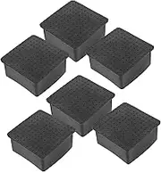 6pcs Table Leg Covers Deck Post Base Furniture Protectors for Hardwood Floors for Dining Chairs Office Chairs Scratch Damage Prevention Easy to Install