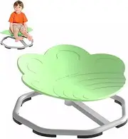 HOOMFIT Kids Spin Chair,Sensory Swivel Chair,Non Slip Balance Training Chair,Kids Balance Toys for Body Coordination Training (Green)