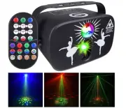 LED Light Effect Disco Lighting Party RGB Laser Ball Remote Control DJ Music