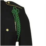 Vanguard ARMY SHOULDER CORD: 2720 KELLY GREEN RAYON WITH SILVER TIP