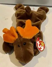 Ty Beanie Baby Chocolate The Moose Rare Mint P.V.C. Original 1993 Tag Error