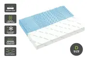 STARRY EUCALYPT 8cm Memory Foam Mattress Topper 7-Zone Double
