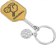 ibasenice Peak Ball Keychain Backpack Keychain Backpack Sports Handbag Bag Paddles Keyring Handbag Bag Charm Keychains Sport Racket Keyring Lovers Present Accessories Accessories Zinc Alloy