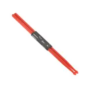 Nylon Drumstick 7A Plastic Anti Slip Handle Drum Stick Red, 16"