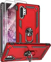 Samsung Galaxy Note 10 Plus Case/Galaxy Note 10+ 5G hybrid 6.8" Red Hardcover