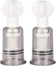 Fetish Collection Nipple & Clit Suckers Small 2 Pc, Clear