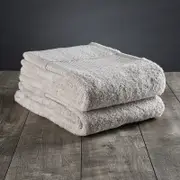 Delilah Home Organic Cotton Face Towels, Set of 2
