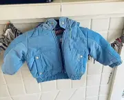 Vtg Sassoon Sasson Designer NWT Baby Jacket Blue Corduroy 18M RARE Adorable!