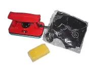 Ski Snowboard Wax Iron Waxing Iron Dimpled plate red iron +yellow wax + ski mask
