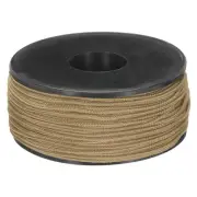 1.18mm x 164 Feet Paracord Micro Cord Rope 100 LB Braided Cord, Light Brown