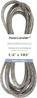 Mower Deck Belt Made with Kevlar 1/2" x 103" Replace for John Deere GX20072, GY20570 Cub Cadet 954-04219 Toro 94-2501