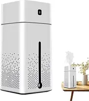 YRTUOP Humidifiers For Bedroom - Ultrasonic Desk Humidifiers - Quiet Large Room Air Humidifier With 1L Water Tank For Large Room, Living Room